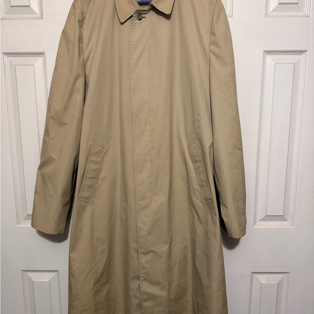 London Fog Beige Men's Trench Coat